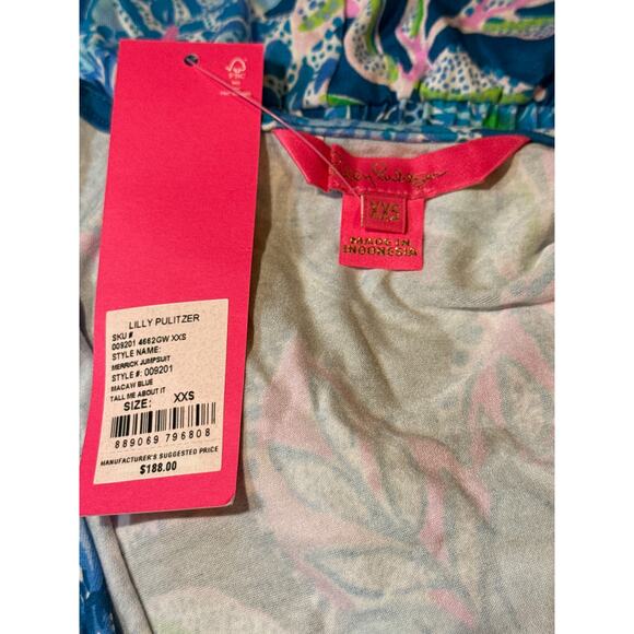Lilly Pulitzer Merrick Jumpsuit XXS NWT - Picture 5 of 6